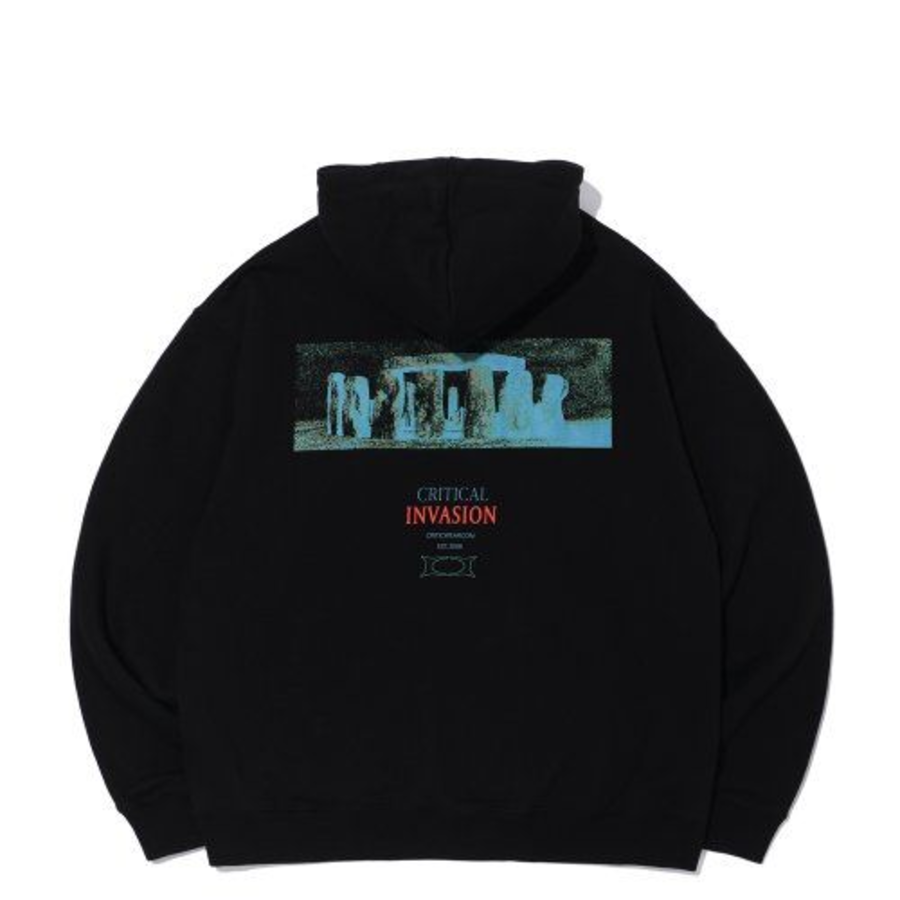 CRITIC INVASION HOODIE в цвете Black