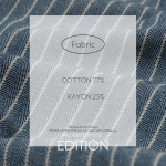 Полосатые брюки с эластичным поясом