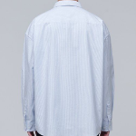 Musinsa Standard Stripe Oversized Oxford Shirt – Sky Blue Stripe