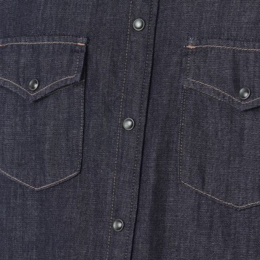 Musinsa Standard Denim Western Shirt – Indigo