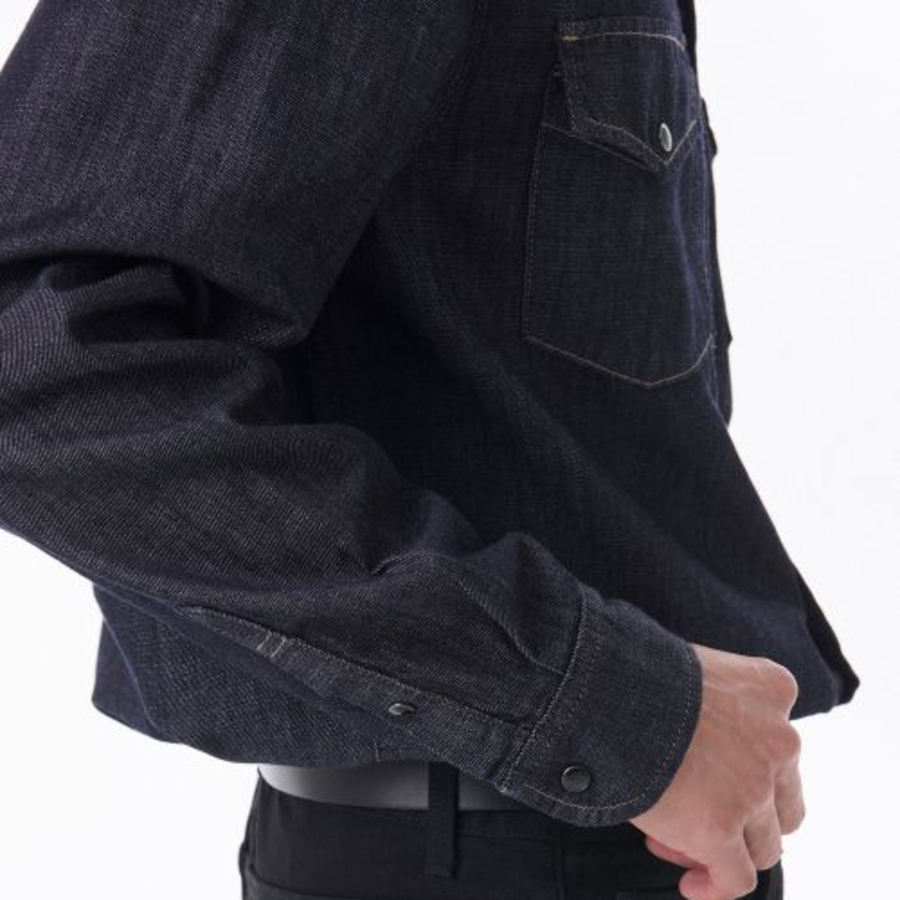 Musinsa Standard Denim Western Shirt – Indigo