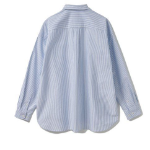 Melange Master Overfit Stripe Oxford Shirt – Blue/Stripe