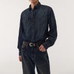 Musinsa Standard Denim Western Shirt – Indigo