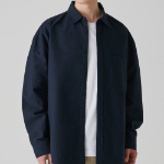 Musinsa Standard Oversized Oxford Shirt – Navy