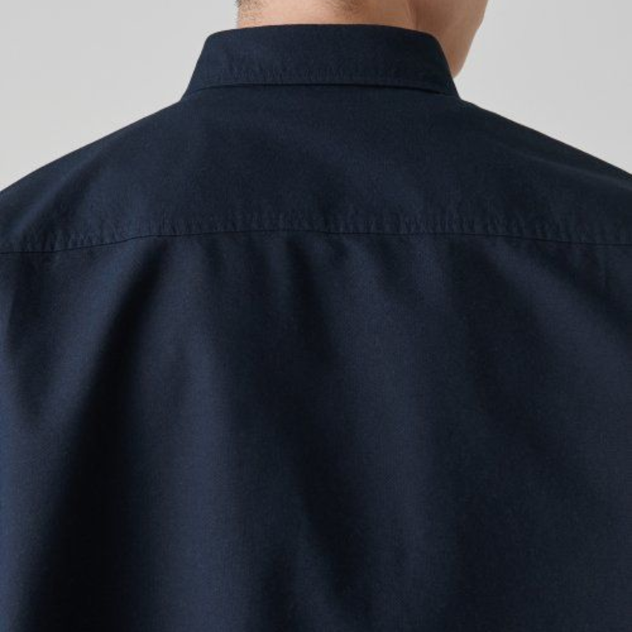 Musinsa Standard Oversized Oxford Shirt – Navy