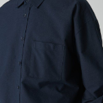 Musinsa Standard Oversized Oxford Shirt – Navy