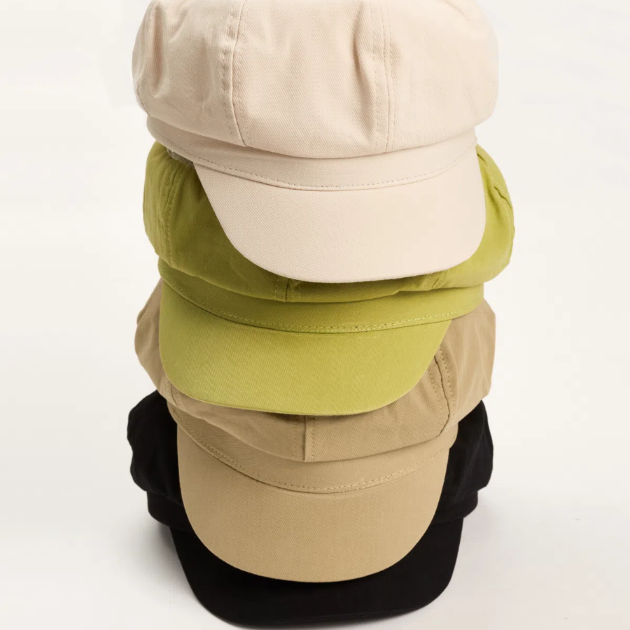 Базовая кепка Basic Newsboy Cap — универсальный аксессуар в винтажном стиле