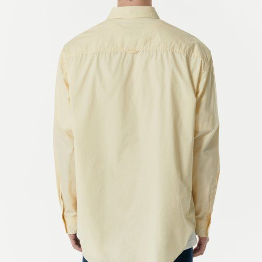 Musinsa Standard Relaxed Washed Poplin Shirt – Lemon