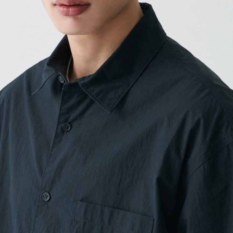 Musinsa Standard City Leisure CN Oversized Short Sleeve Shirt – Black