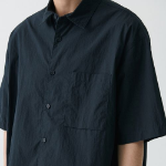 Musinsa Standard City Leisure CN Oversized Short Sleeve Shirt – Black