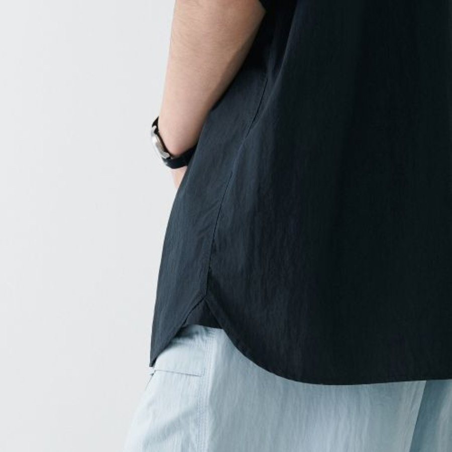 Musinsa Standard City Leisure CN Oversized Short Sleeve Shirt – Black