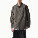 Musinsa Standard City Leisure Lightweight Nylon Oversized Shirt – Dark Grey