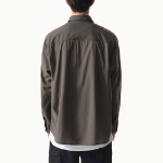 Musinsa Standard City Leisure Lightweight Nylon Oversized Shirt – Dark Grey