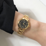 Simple Roman Round Metal Watch — лаконичные часы с римскими цифрами для элегантного образа