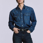 Musinsa Standard Denim Western Shirt – Indigo