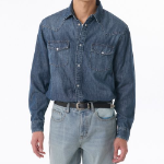 Musinsa Standard Denim Western Shirt – Indigo