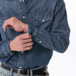 Musinsa Standard Denim Western Shirt – Indigo