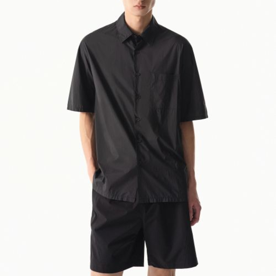 Musinsa Standard City Leisure Airweight Short Sleeve Shirt – Black