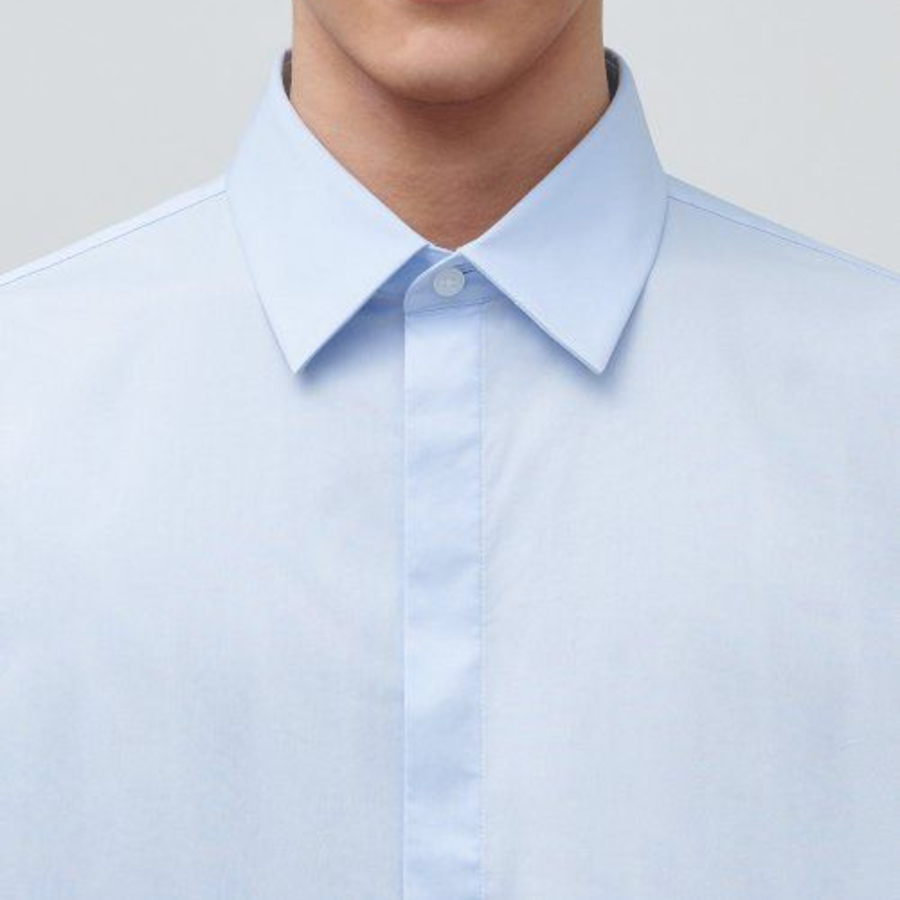 Musinsa Standard Hidden Button Dress Shirt – Sky Blue