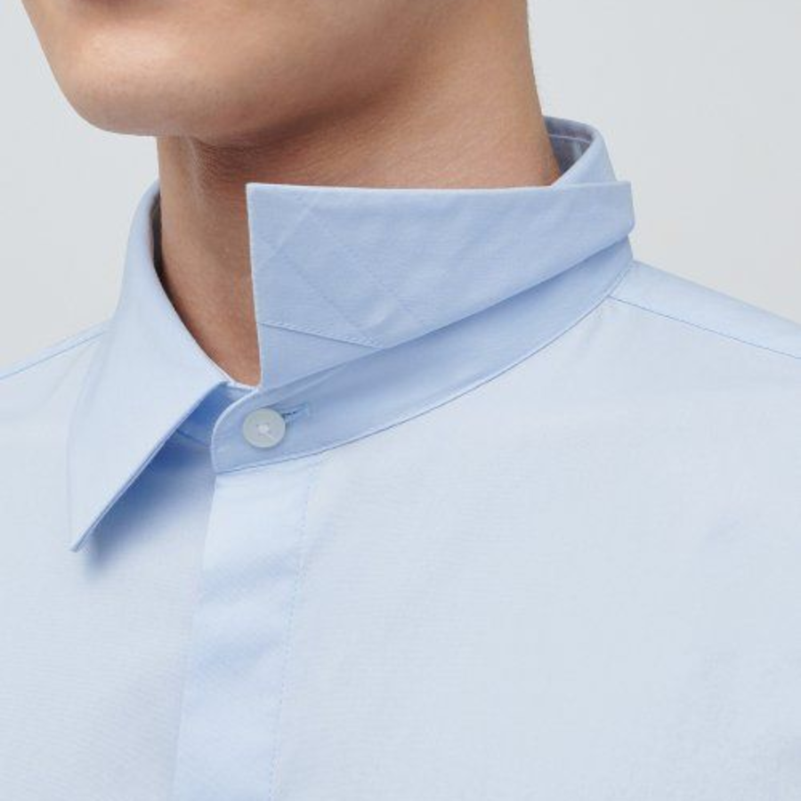 Musinsa Standard Hidden Button Dress Shirt – Sky Blue