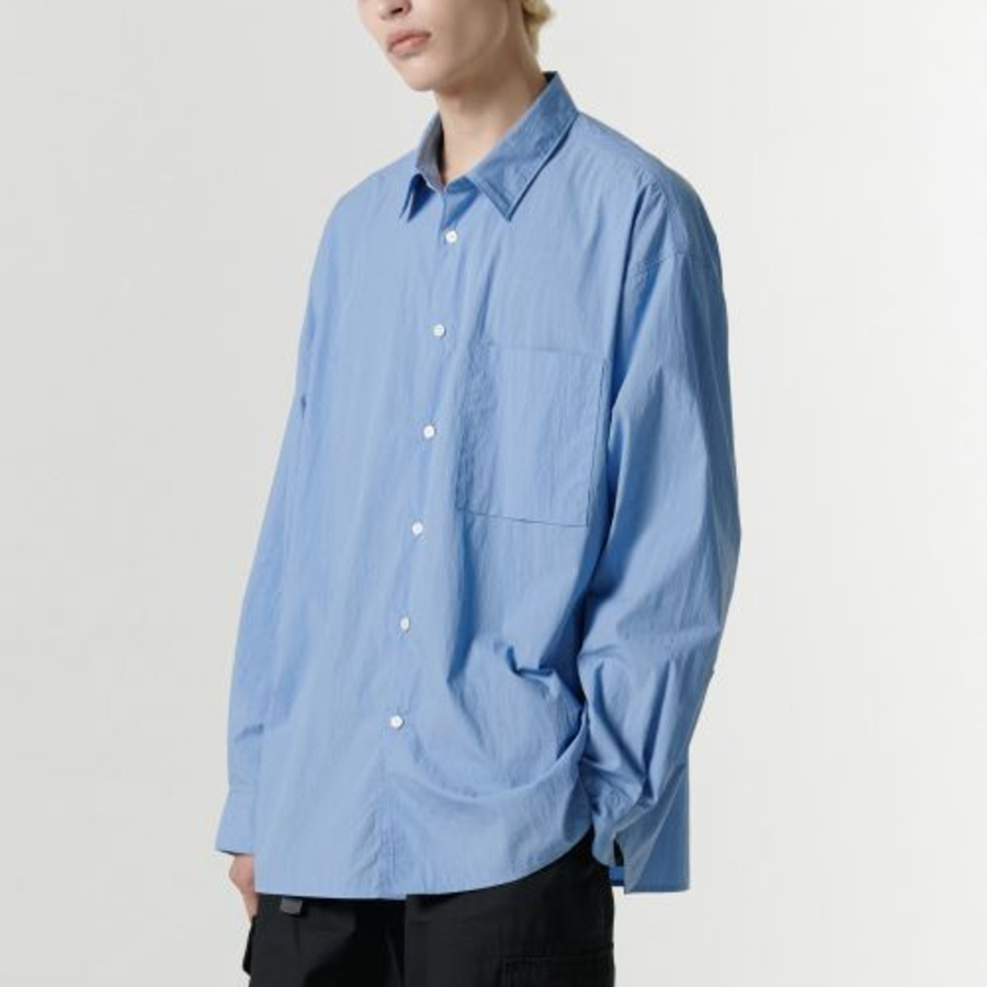 Musinsa Standard City Leisure CN Oversized Shirt – Blue
