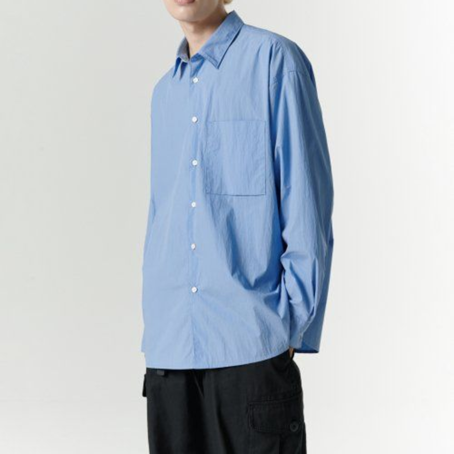Musinsa Standard City Leisure CN Oversized Shirt – Blue