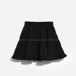 Мини-юбка с воланами и встроенными шортами