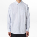 Musinsa Standard Relaxed Fit Oxford Shirt – Blue/Stripe