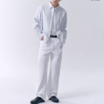 Musinsa Standard Relaxed Fit Oxford Shirt – Blue/Stripe