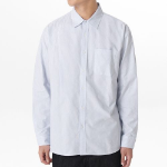 Musinsa Standard Relaxed Fit Oxford Shirt – Blue/Stripe