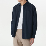 Musinsa Standard Relaxed Fit Oxford Shirt – Navy