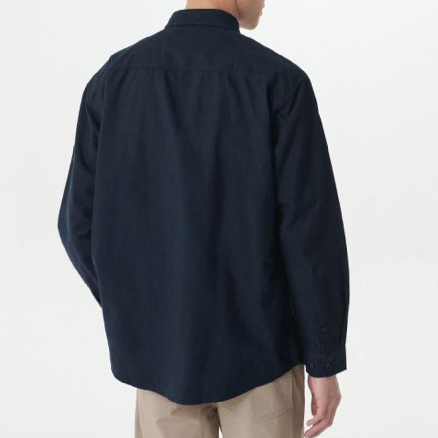Musinsa Standard Relaxed Fit Oxford Shirt – Navy