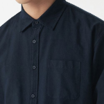 Musinsa Standard Relaxed Fit Oxford Shirt – Navy