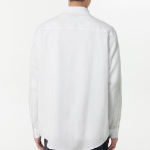 Musinsa Standard Relaxed Linen-Like Shirt – White