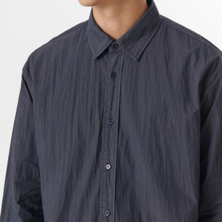 Musinsa Standard Relaxed Pigment Shirt – Navy