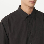 Musinsa Standard Relaxed Washed Poplin Shirt – Gunmetal