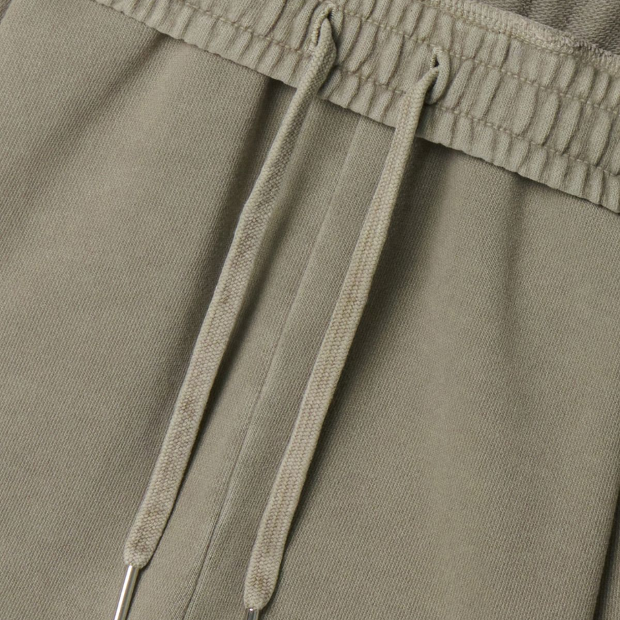 Pigment One-Tuck Bermuda Sweat Pants [Khaki]