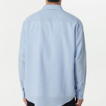 Musinsa Standard Relaxed Linen-Like Shirt – Sky Blue