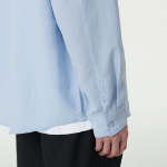 Musinsa Standard Relaxed Linen-Like Shirt – Sky Blue