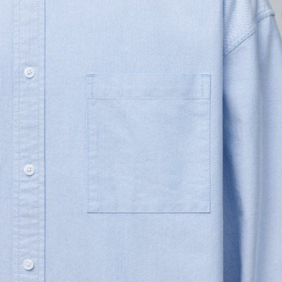 Musinsa Standard Oversized Oxford Shirt – Sky Blue