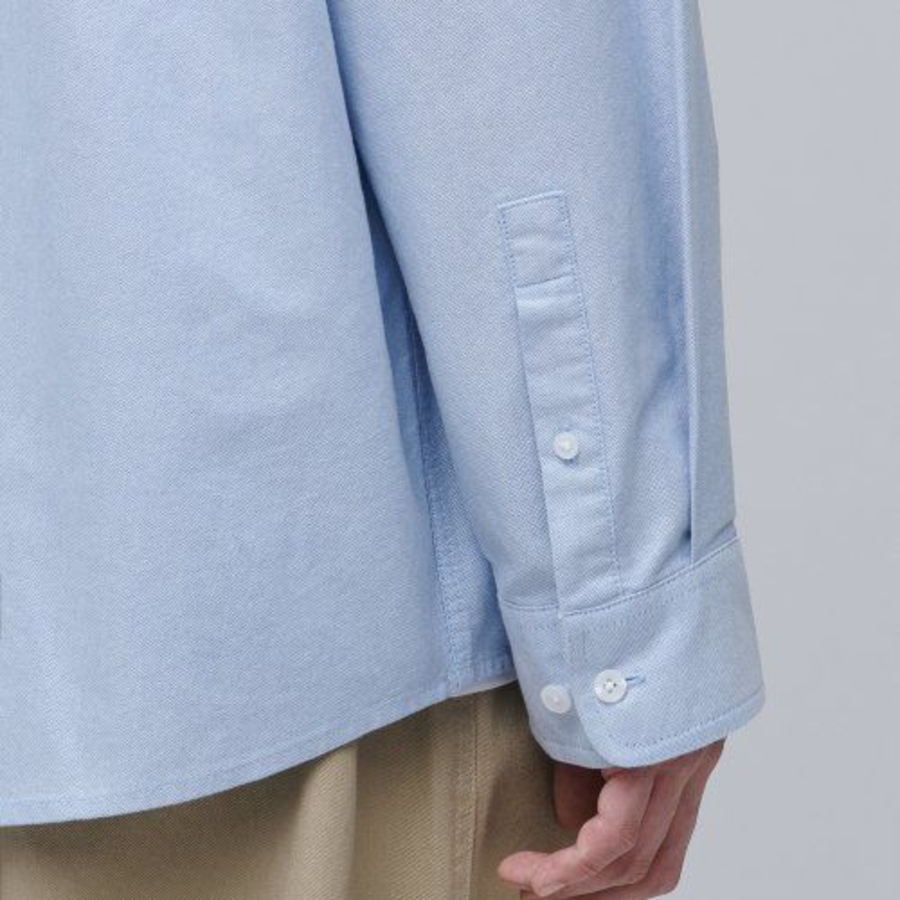 Musinsa Standard Oversized Oxford Shirt – Sky Blue