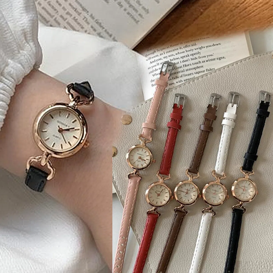 Kavitz Women’s Leather Wristwatch — современный женский кожаный наручный аксессуар для офиса и повседневного стиля