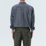 Musinsa Standard Chambray Work Shirt – Blue