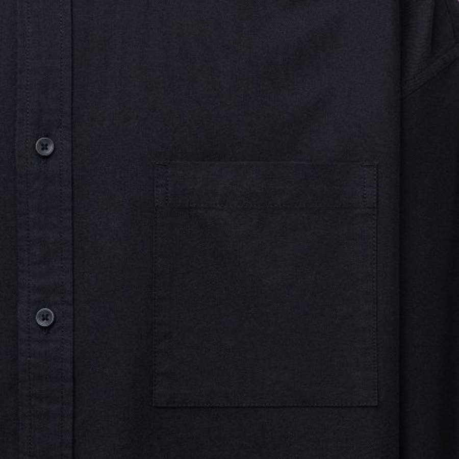 Musinsa Standard Oversized Oxford Shirt – Black