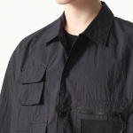 Musinsa Standard City Leisure CN Oversized Multi-Pocket Short Sleeve Shirt – Black