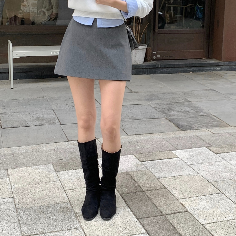 Мини-юбка-шорты с запахом