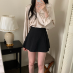 Объёмная мини-юбка с пышным силуэтом