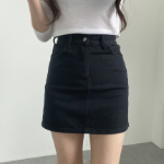 Базовая мини-юбка с высокой посадкой и встроенными шортами