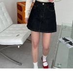 S-RAW BLACK-Мини юбки