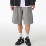 Pigment One-Tuck Bermuda Sweat Pants [Gray]